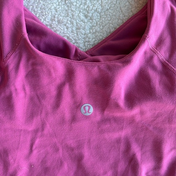 Lululemon Align Tank Top Bundle Size 14 Nulu V-Neck Yoga Burgundy Orange Pink - Picture 4 of 14